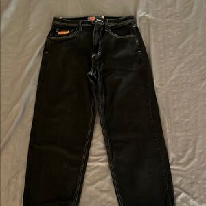Empyre Black Straight-Leg Jeans